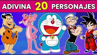 ¿Cuántos Personajes Animados Puedes Reconocer? 🤪 | Test de Infancia