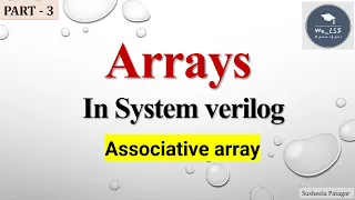 Arrays in System verilog Part-3 Associative array in system verilog