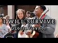 Download Lagu WOW..HOW TO ATTRACT A CROWD IN 5 SECONDS - I Will Survive - Gloria Gaynor | Allie Sherlock & friends
