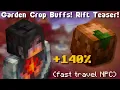 Garden Crop Buffs Rift Teaser New QoL Update Hypixel Skyblock News