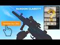 Call Of Duty Random Class Generator Challenge Black Ops Cold War