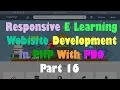 Responsive E Learning Website Development In PHP With PDO Part 16 Fixing Designing In Admin Panel
