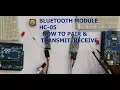 Bluetooth HC-05 Modules - How to PAIR DATA