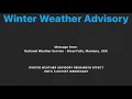 Weather Alert Winter Weather Advisory in Western Montana EXPIRED