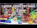 WALMART ALDI HAUL 1-Week Grocery Haul Meal Plan