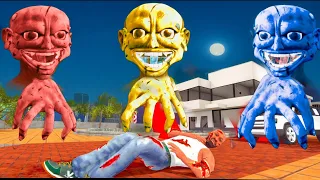 Franklin Found Longest Tongue To Giant Monster  - INDIAN BIKE DRIVING 3D