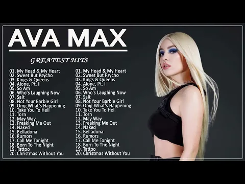 AVA MAX FULL ALBUM 2024 - Ava Max's Latest Pop Mix - The best Ava Max music compilation 2024
