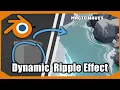 Create Dynamic Water Ripples With Geometry Nodes And This Crazy Trick Blender