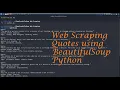 Scraping Quotes Python Web Scraping - Leisure Codes