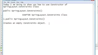 Java Programming Tutorial - SpringLayout Constraints-1