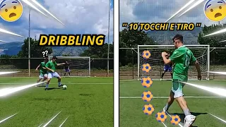 dribbling e tiro number touch challenge