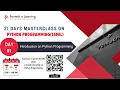 Day 01 - Introduction To Python Programming And Installation