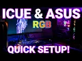 How to install ICUE and ASUS Aura ICUE and ASUS Aura 2021 setup