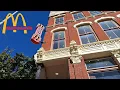 Two Story McDonald s Downtown San Antonio Texas by the Alamo Riverwalk Walkthrough Tour 4K