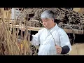 Amazing Process of Making Traditional Bamboo Fishing Rod. Korean Fishing Rod Craftsmen