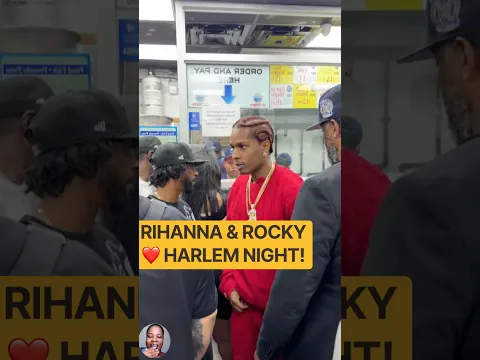 RIHANNA & A$AP ROCKY LOOK AMAZING TOGETHER IN HARLEM! ❤️#couple #rihanna # #celebrties #love