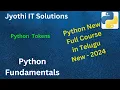Python Fundamentals Tokens