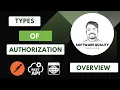 Types of authorization in postman Authorization in Postman API Key Bearer Token Basic Auth