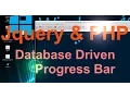 Database Driven Progress Bar PHP JS CSS Linux Web Server TUT