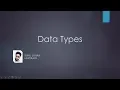 TypeScript Fundamentals 05 Data Types