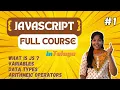 JAVASCRIPT FULL COURSE IN TELUGU WHAT IS JS VARIABLES ARITHMETIC OPERATORS IN JS