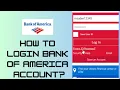 How to Login Bank of America Account Sign in Bank Of America BOA