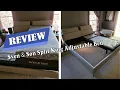 Sven Son King Adjustable Bed Base Frame Platinum - Assembly And Review