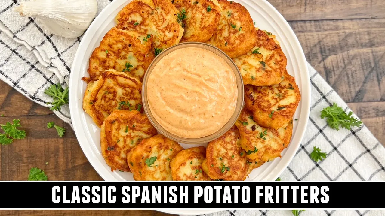 Classic Spanish Potato Fritters   Addictively GOOD & Easy to Make