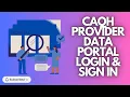 CAQH Provider Data Portal Login Sign in