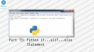 Python Training Part 13 Python if elif else Statement