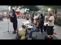 Assalamualaikum ustazah-sentuhan busker ft kim herrin cover khalifah,mantap power