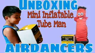 Unboxing Mini Air Dancer Inflatable Tube Man From LookOurWay-Desktop Size
