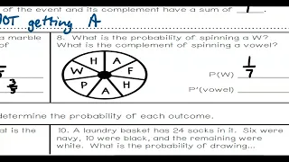 Math Task - Introduction to Probability pt 1