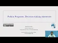 Python Programs Decision making statements