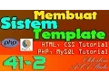 Membuat Sistem Template 41 2 Frame Penambahan Position Pada CSS PHP MySQL CSS Tutorial Seri