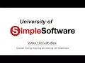 University of SimpleSoftware 104 Alex - Operator Training
