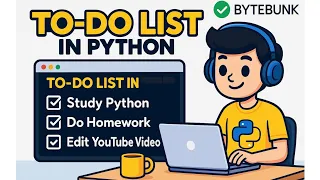 How to Build Easy To-Do List in Python Beginner Project Task Manager Full Tutorial Code