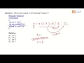What is the output of Language C Program Use of Ternary operator Bengali