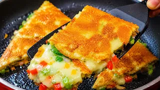 PLUS BON Que Des OMELETTES‼️Oeufs FARCIS FROMAGE EXPRESS😉👌🏻Recette Dîner Facile Cuisine Marocaine