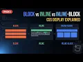 CSS Display Property Explained Block Inline Inline-Block Episode 3 2027