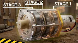 Unlimited Gear Ratio 3D Printed Planetary Gearbox