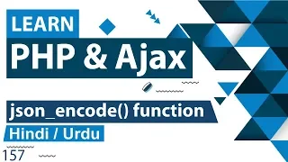 PHP Json - Encode Function Tutorial in Hindi Urdu