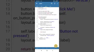 Kivy module python created one simple app by 10th class boy