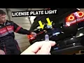 HOW TO REPLACE LICENSE PLATE LIGHT BULB ON DODGE JOURNEY FIAT FREEMONT