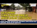 Banjir Bandang Mengepung Perumnas Simalingkar Deli Serdang, Akses Jalan Terputus