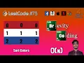 Java LeetCode 75 - Sort Colors