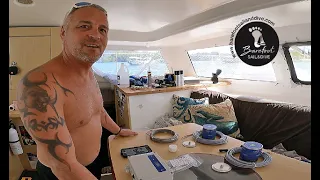 ULTRASONIC Antifouling: Will it Work?? (S3 E3 Barefoot Sail and Dive)