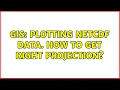 GIS Plotting Netcdf data How to get right projection 3 Solutions