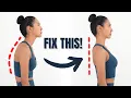 Download Lagu FIX FORWARD HEAD POSTURE \u0026 NECK HUMP - 10 MIN Daily Posture Routine