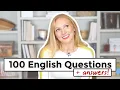 100 Common English Questions and Answers | How to Ask and Answer Questions in English